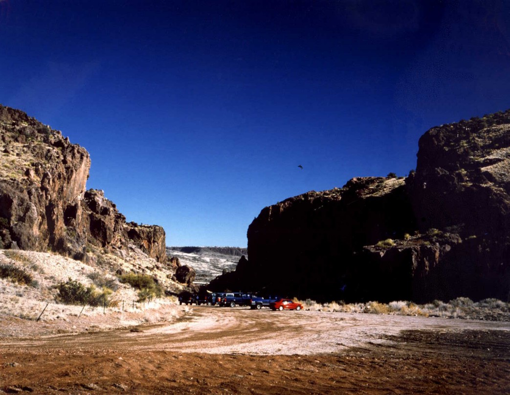 USAF Pararescue students in training in New Mexico. Photo by Jay Fisher